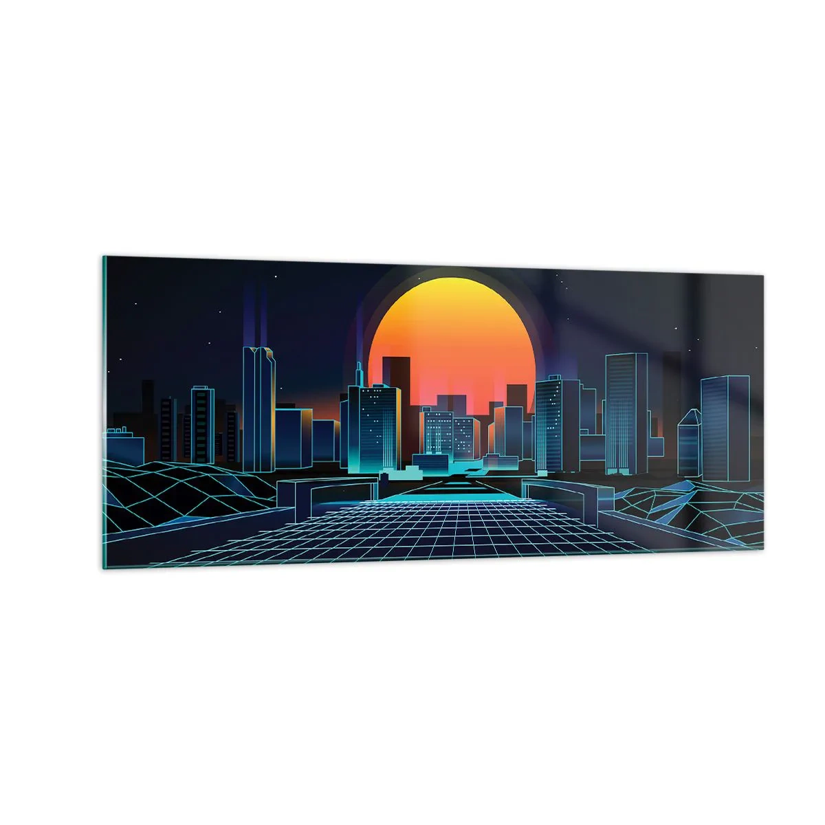 Glass picture - You Wanna Go Back to Reality? - 100x40 cm