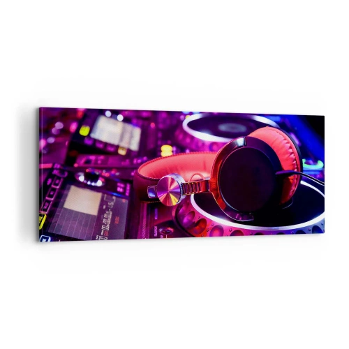 Canvas picture - Before Party Starts - 100x40 cm