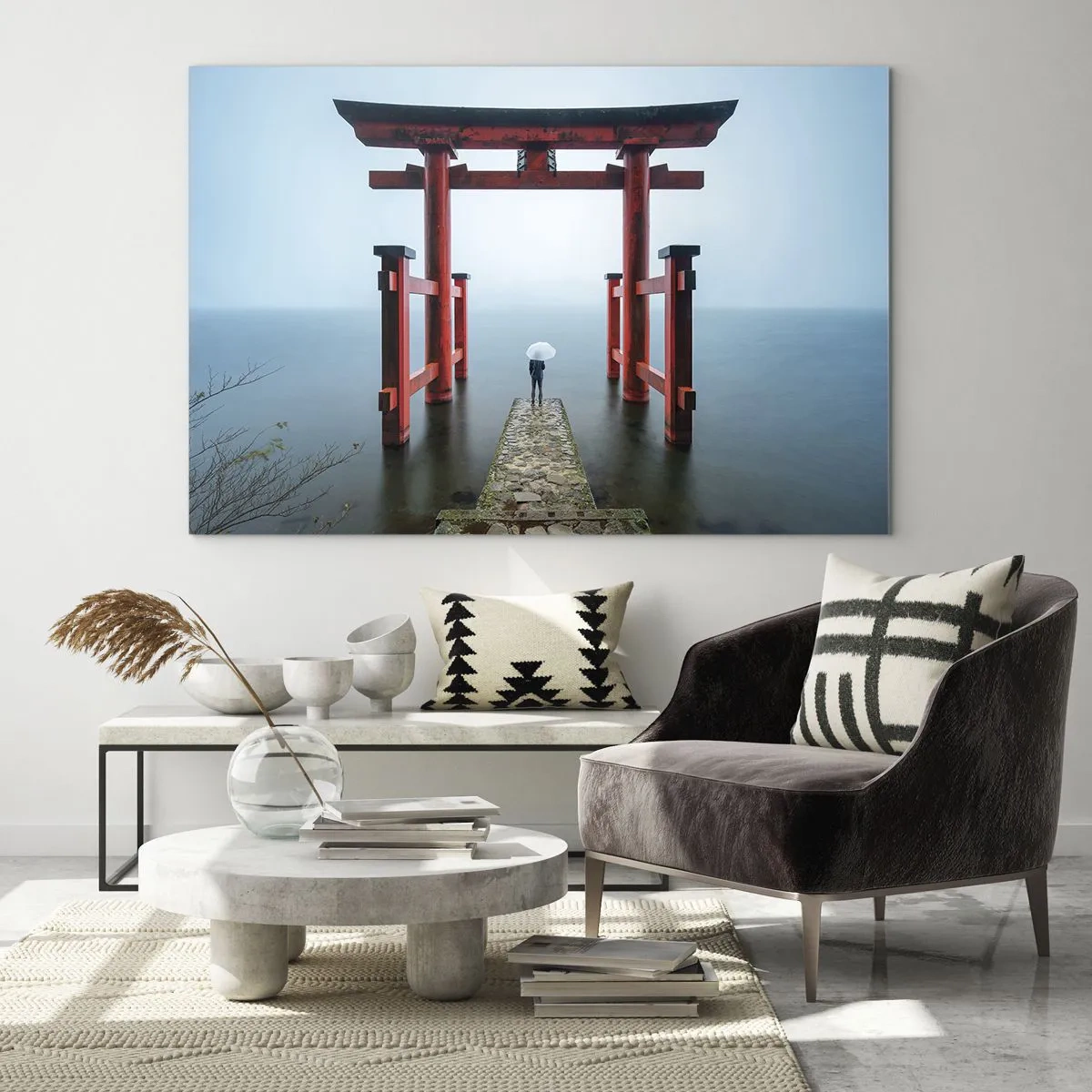Glass picture - Japanese Musings - 100x70 cm
