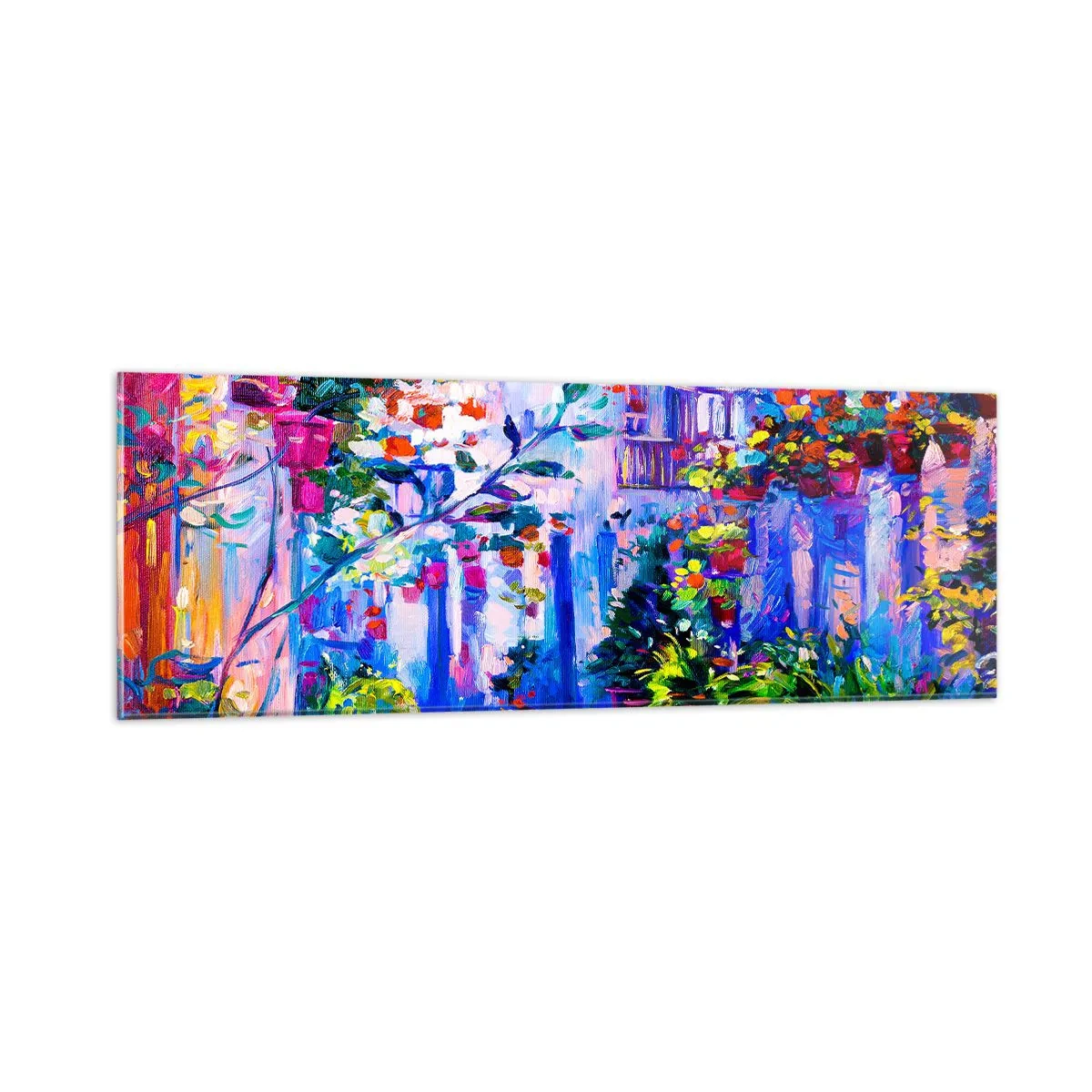 Glass picture - Impression - Italian Alley - 90x30 cm