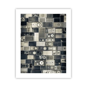 Poster - And Music Is Playing - 40x50 cm