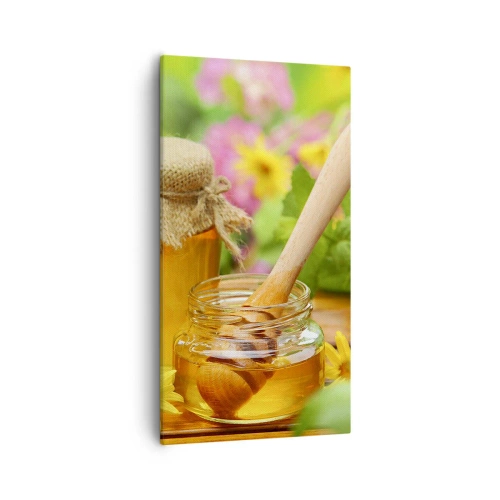 Canvas picture - Sweet and Flowery - 55x100 cm