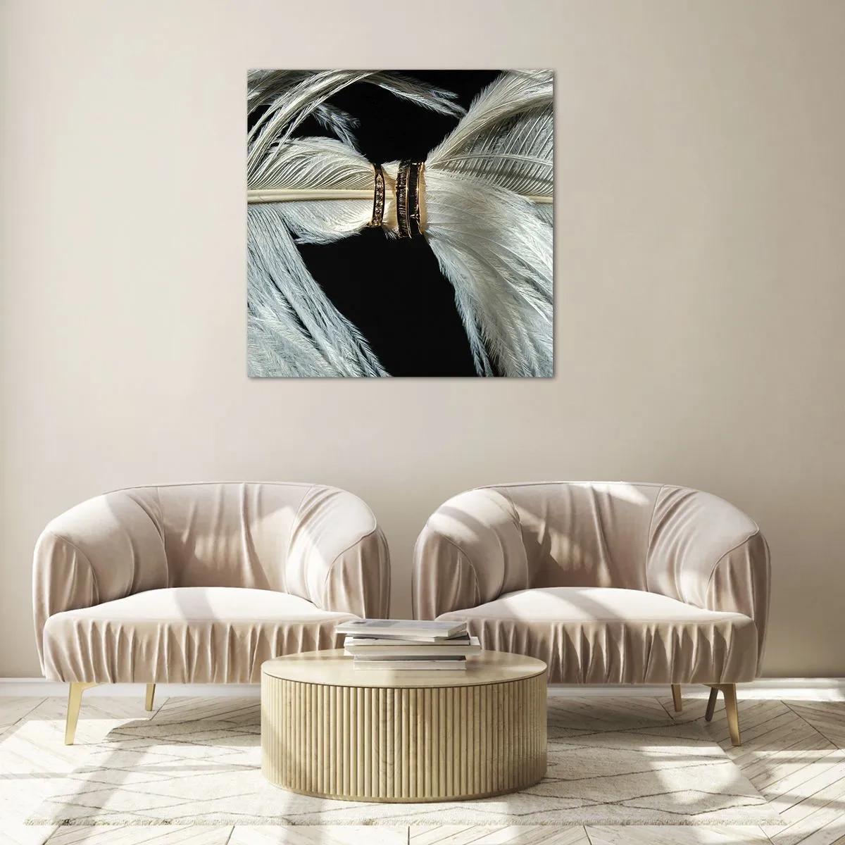 Glass picture - …and I won't Leave You… - 60x60 cm