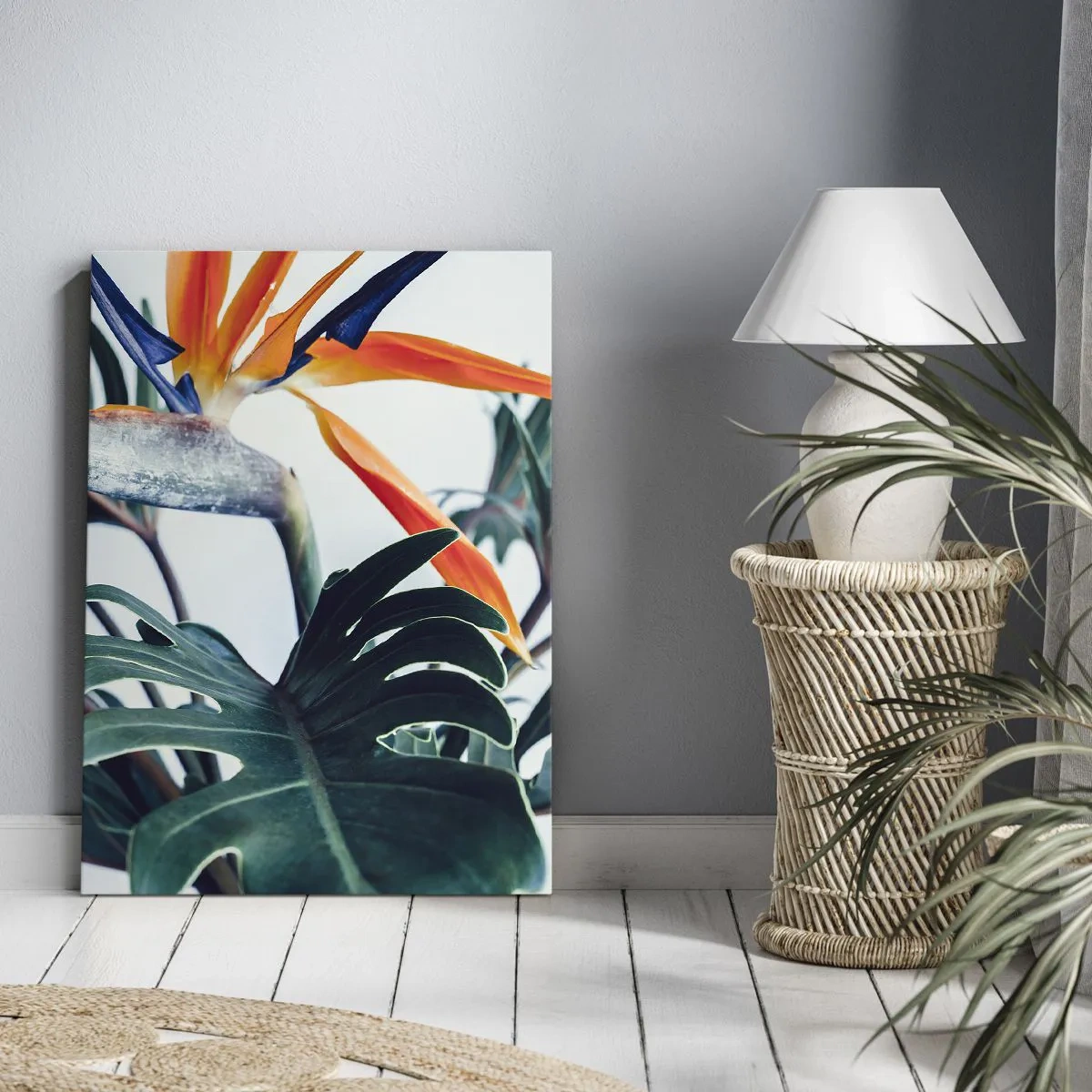 Canvas picture - Birdy Bush - 70x100 cm
