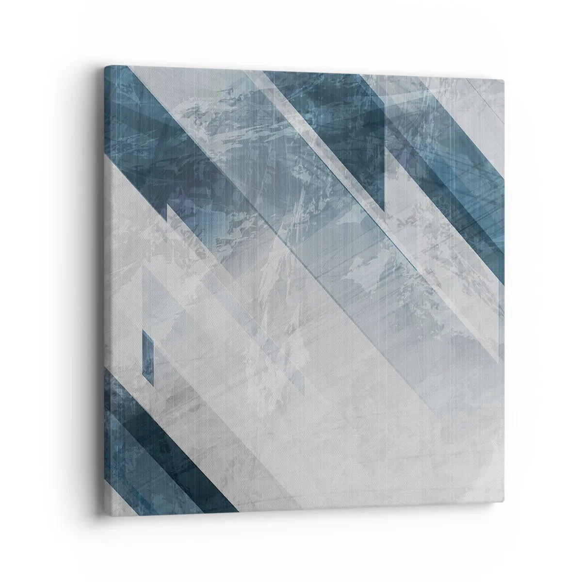 Canvas picture - Spacial Composition - Movement of Greys - 40x40 cm