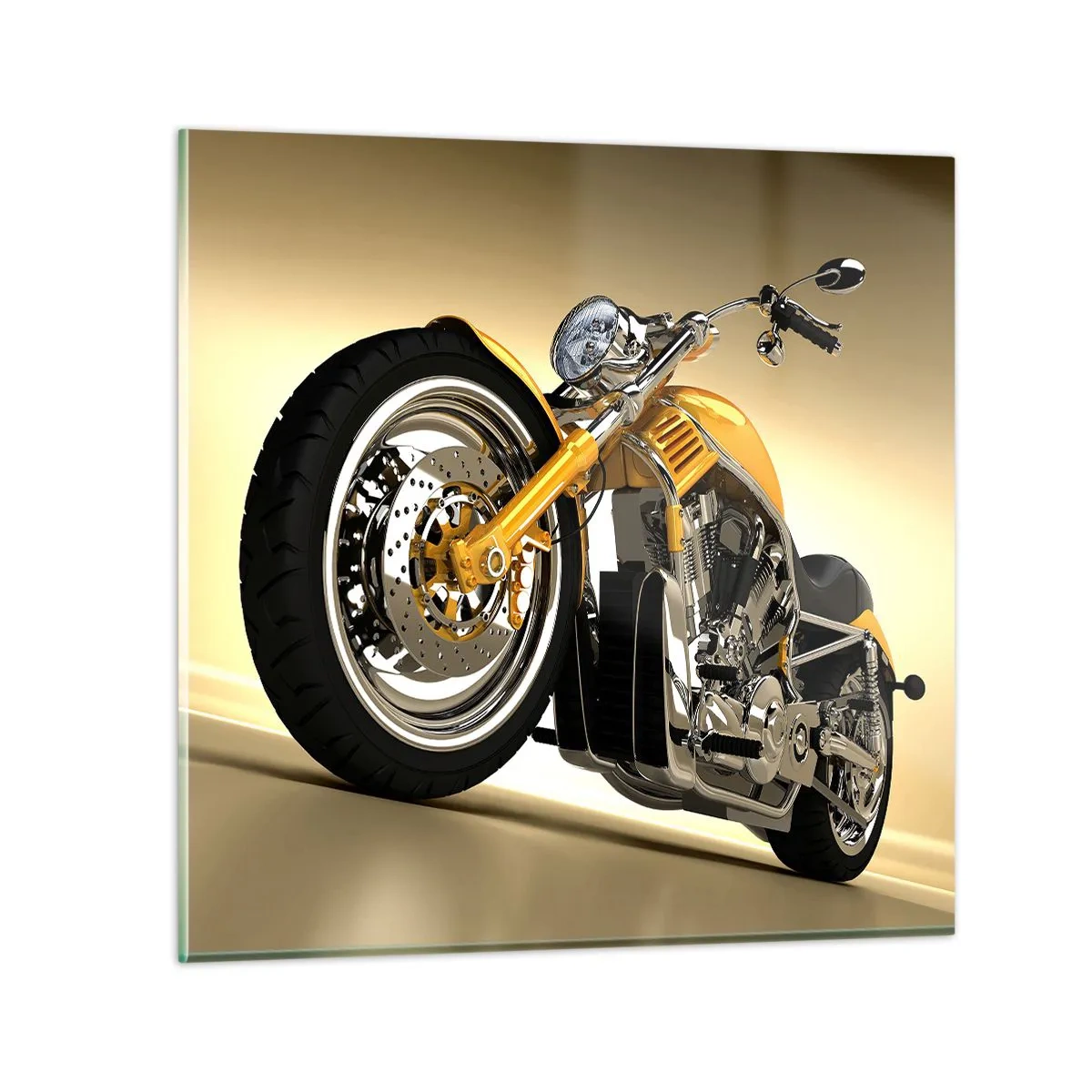 Glass picture - Dreams of Strength and Speed - 60x60 cm