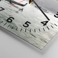 Clock face with numbers