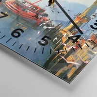 Clock face with numbers