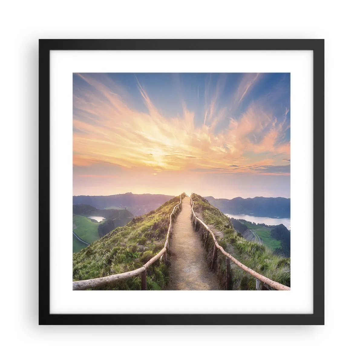 Poster in black frame - Close to Heaven - 40x40 cm