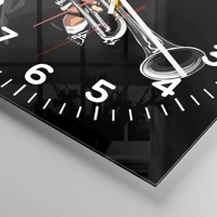 Clock face with numbers