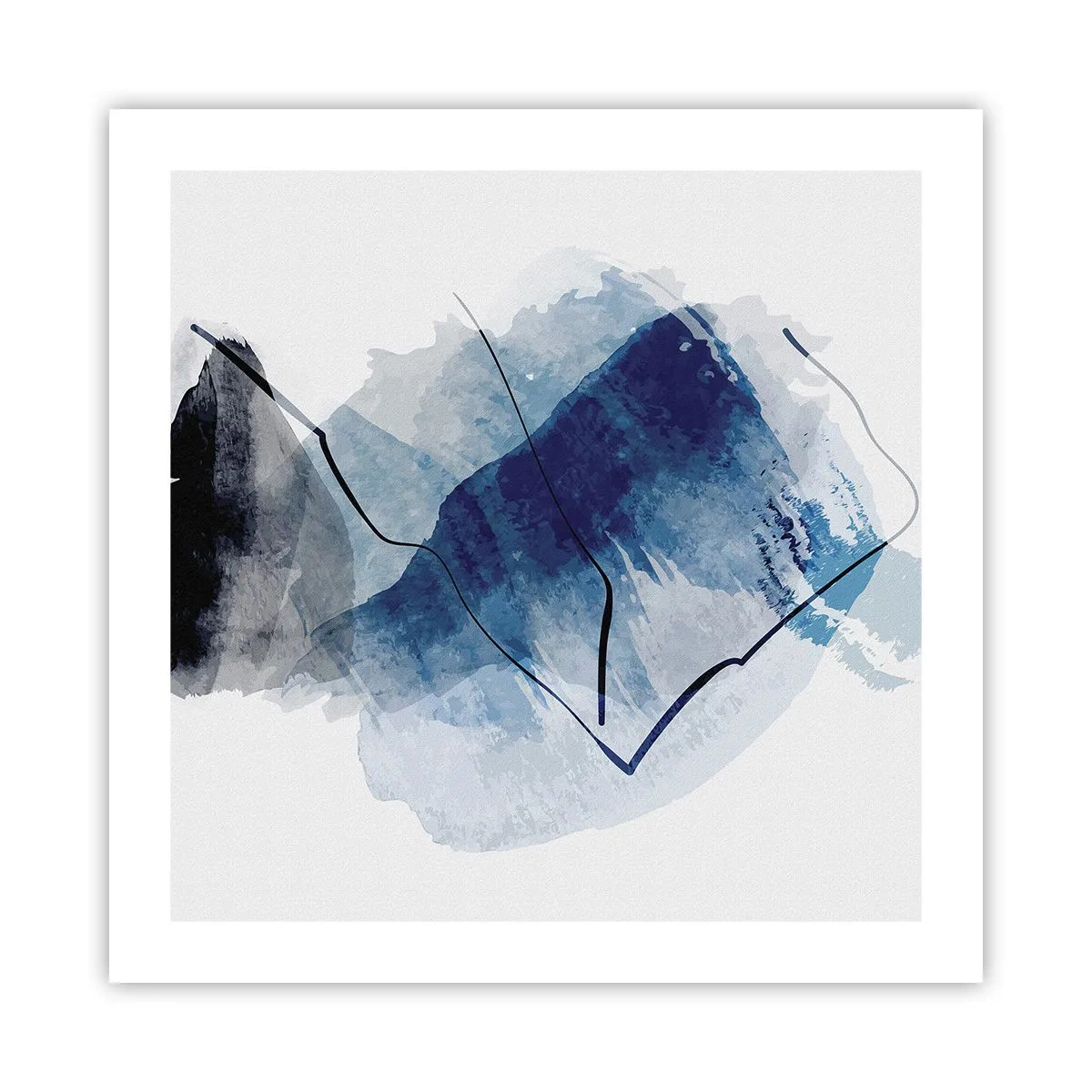 Poster - Ice Mountain - 50x50 cm