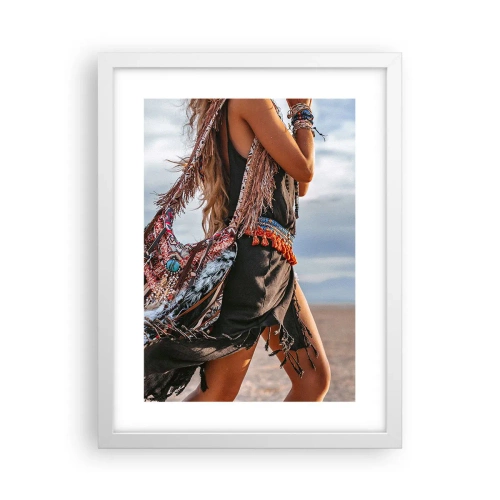 Poster in white frmae - Shaman's Girl - 30x40 cm