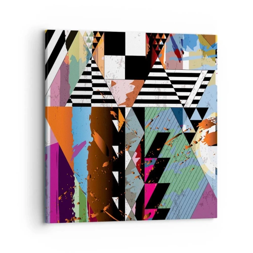 Canvas picture - Geometric and Organic - 70x70 cm