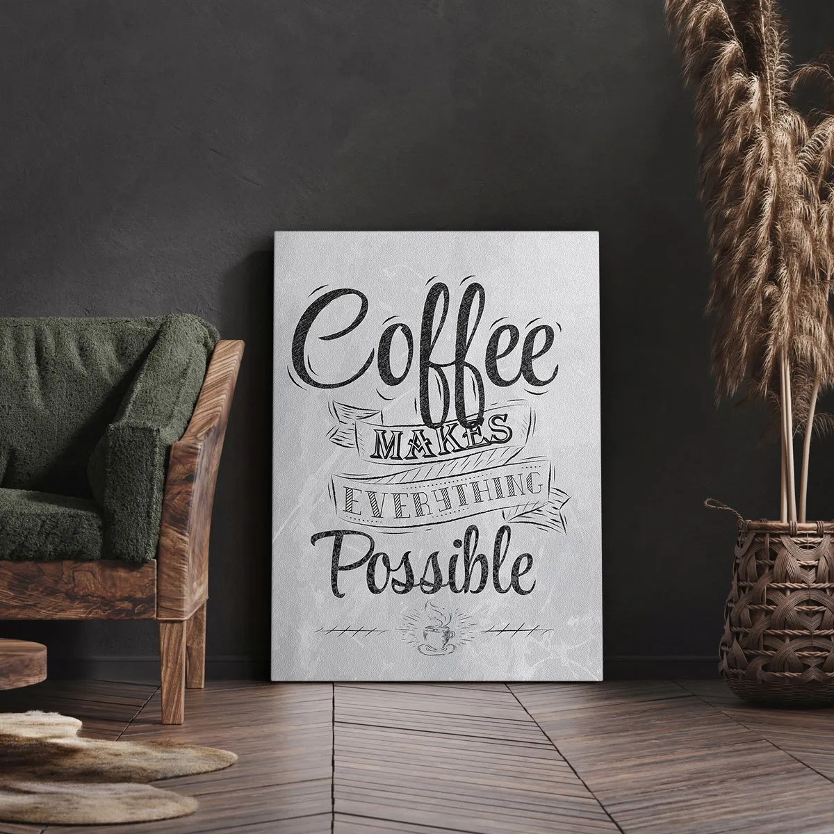Canvas picture - How Not to Love Coffee - 70x100 cm