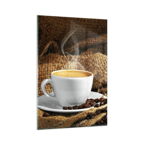 Glass picture - Smell of a Mocha and Density of a Honey Drink - 80x120 cm