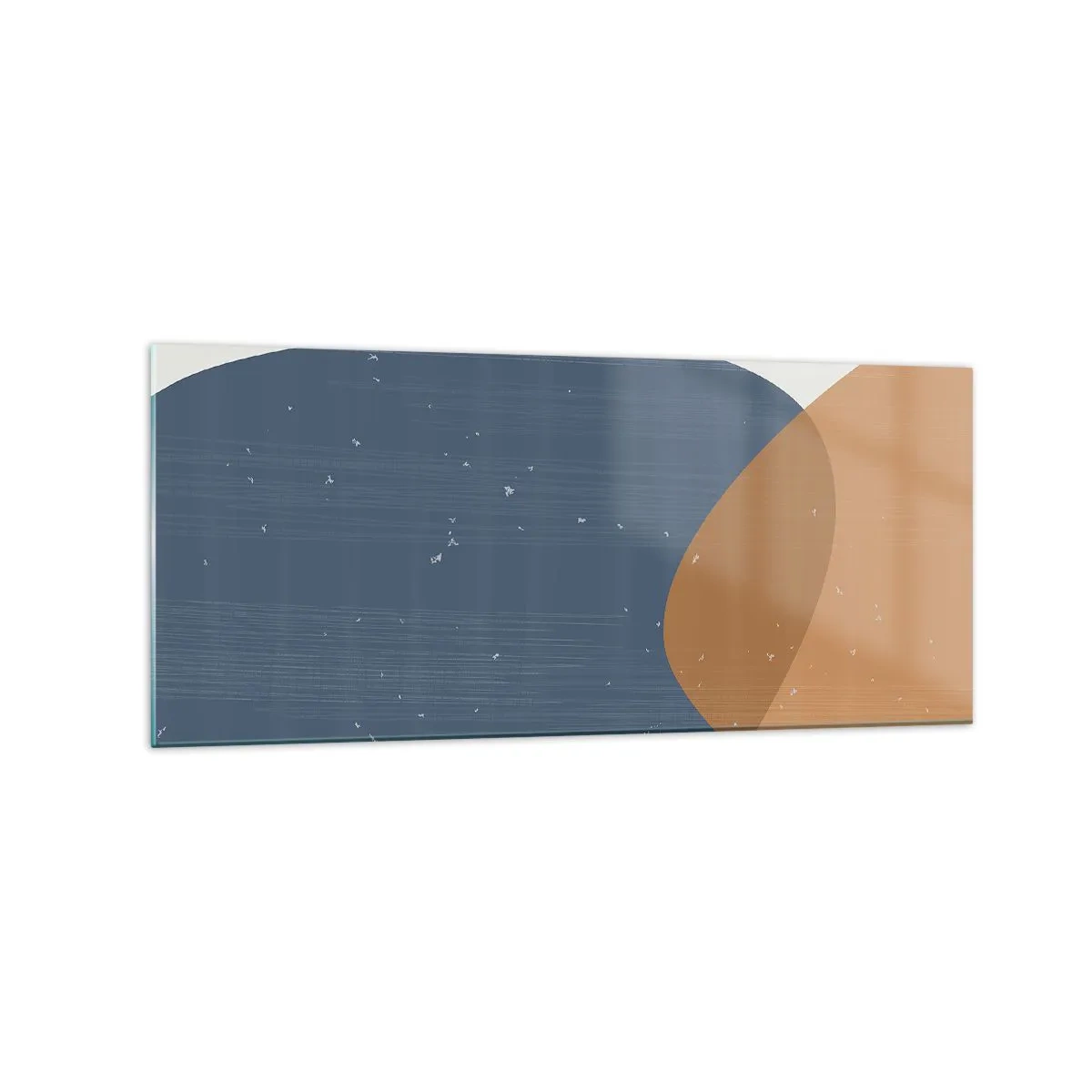 Glass picture - Ovals and Intersections - 120x50 cm