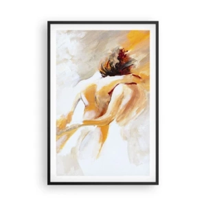 Poster in black frame - Heavenly Embrace - 61x91 cm
