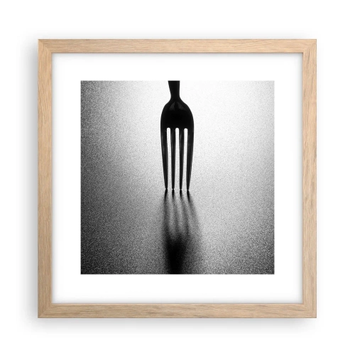 Poster in light oak frame - Light and Shade - 30x30 cm