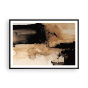 Poster in black frame - Intriguing Abstract - 100x70 cm