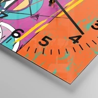 Clock face with numbers