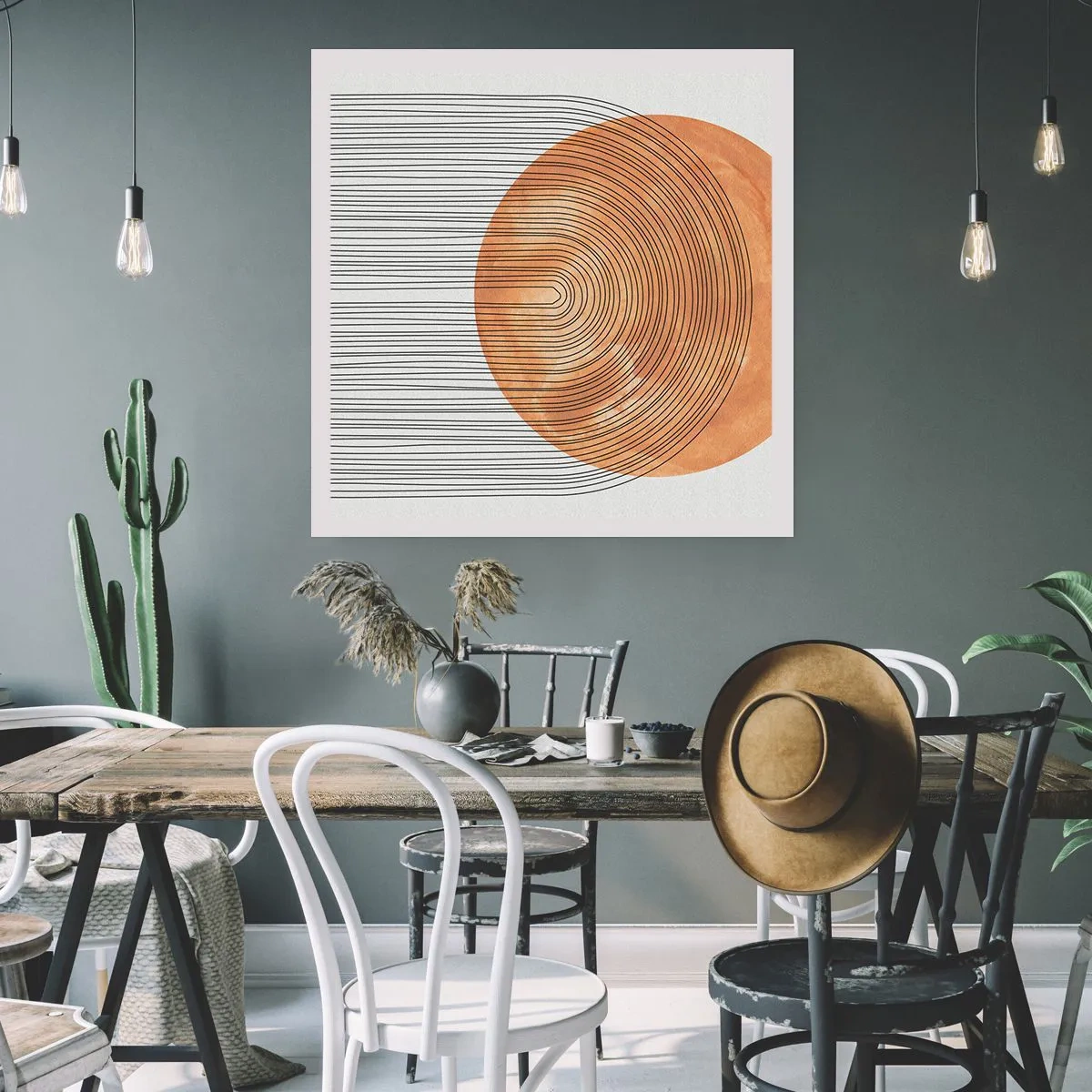 Poster - Sunny Composition - 50x50 cm