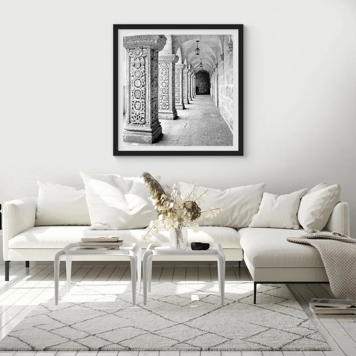 Poster in black frame - Where is this Going...? - 50x50 cm