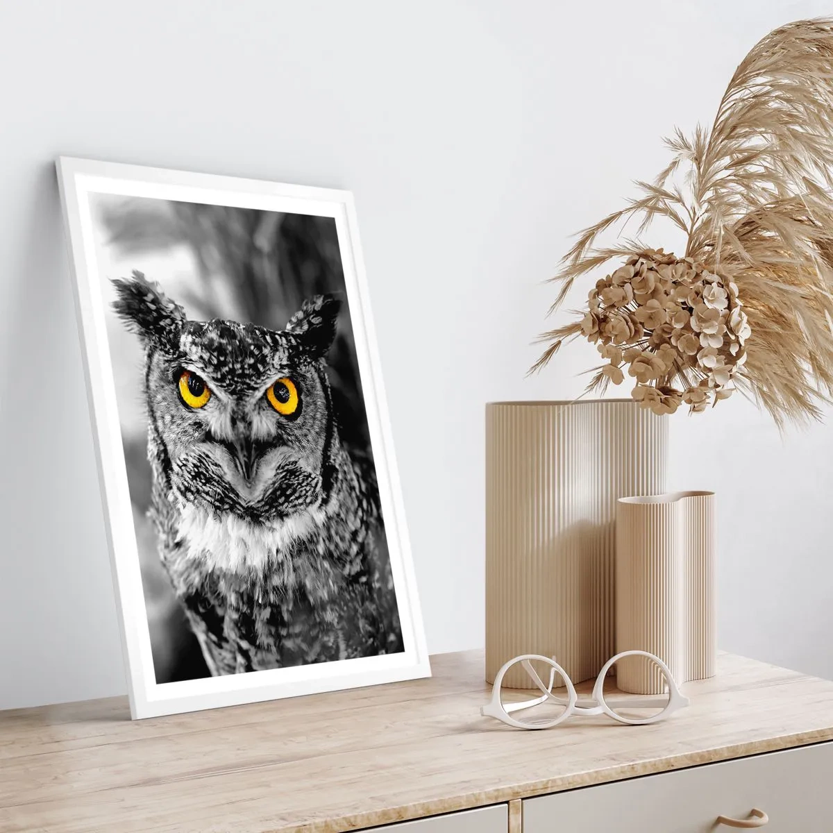 Poster in white frmae - Nothing Can Hide - 61x91 cm