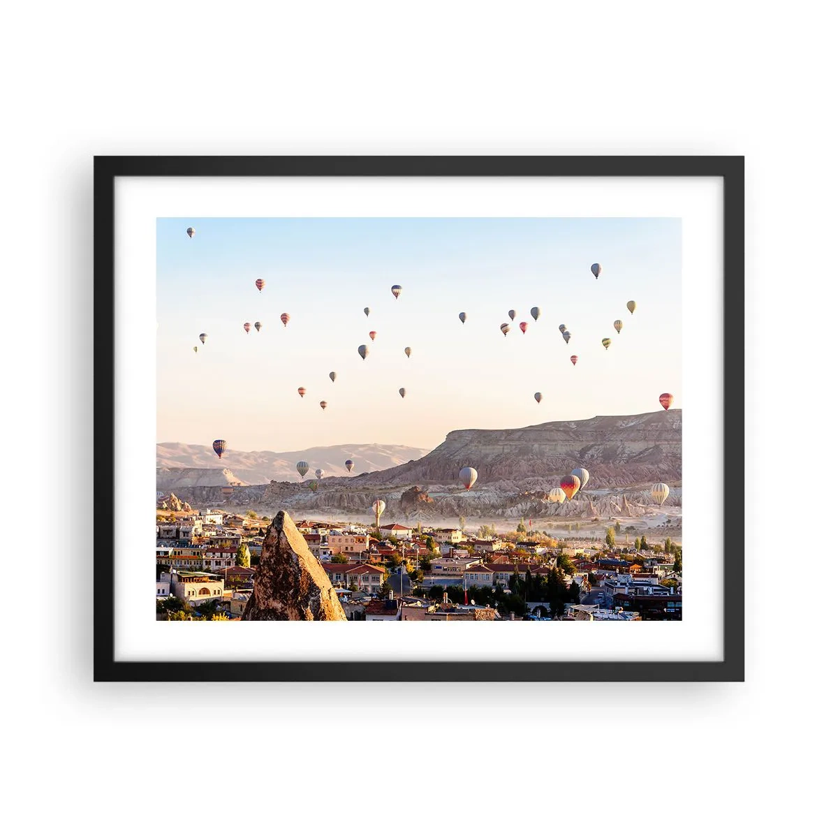 Poster in black frame - Like Ships in the Sky - 50x40 cm
