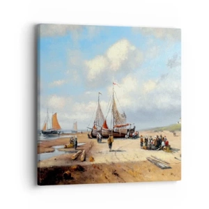 Canvas picture - After a Successful Catch - 40x40 cm