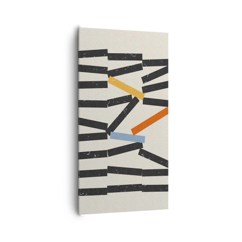 Canvas picture - Domino - Composition - 65x120 cm