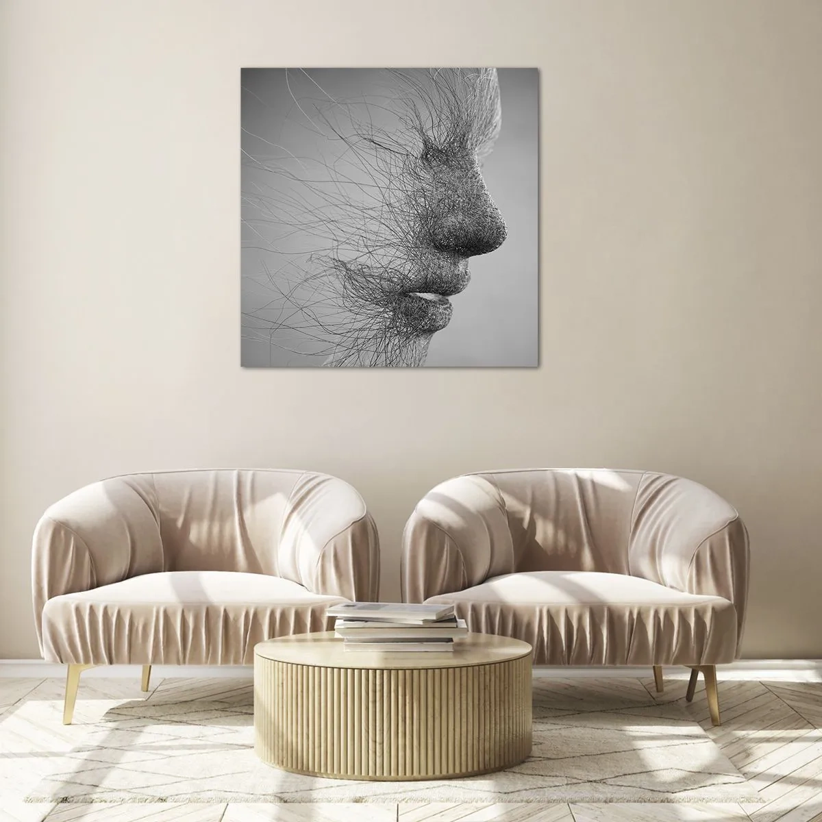 Glass picture - Spirit of the Wind - 60x60 cm