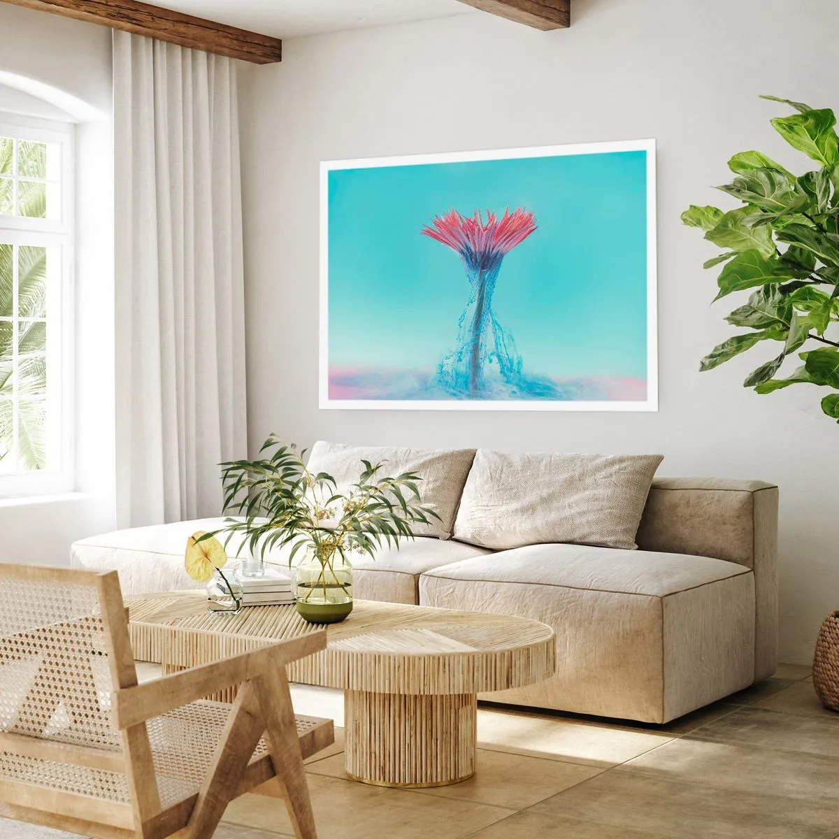 Poster - In a Lively Embrace - 100x70 cm