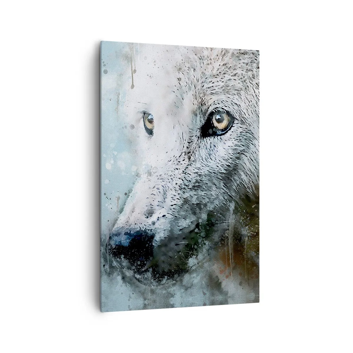 Canvas picture - Meet Wolf Soul - 80x120 cm