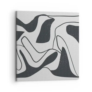Canvas picture - Abstract Fun in a Maze - 70x70 cm