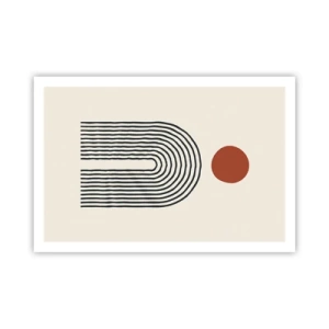 Poster - Magnetism of Shapes and Colours - 91x61 cm