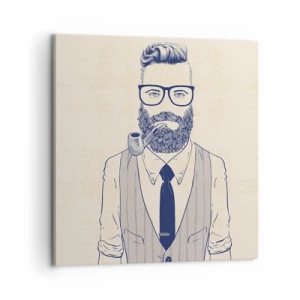 Canvas picture - Cheerful, Manly and Fashionable - 60x60 cm