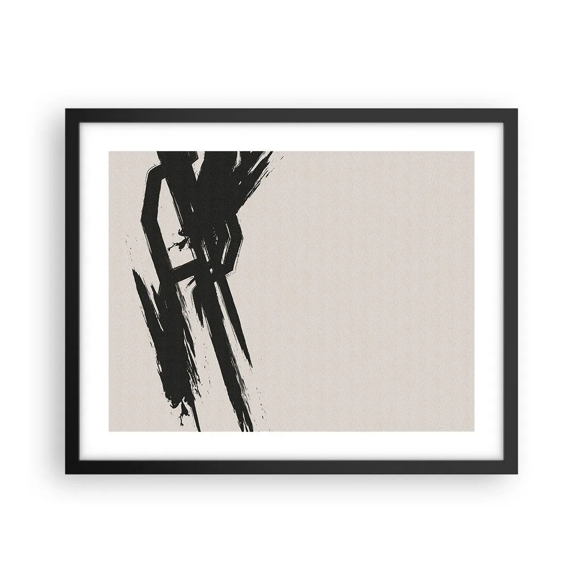 Poster in black frame - Uncontrollable Rush - 50x40 cm