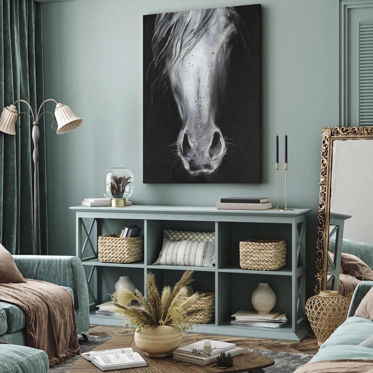 Canvas picture - Seductive Look - 55x100 cm