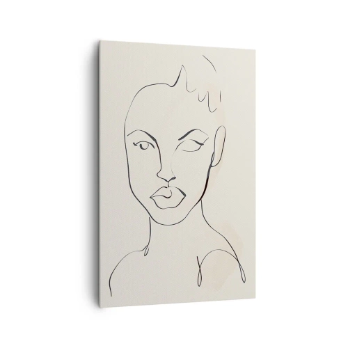 Canvas picture - Outline of Sensuality - 80x120 cm