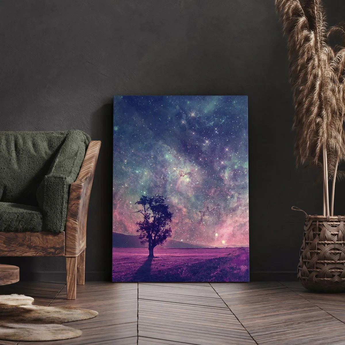 Canvas picture - Under Magical Sky - 45x80 cm