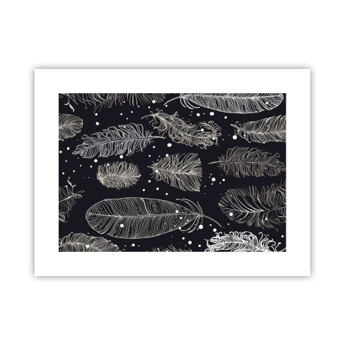 Poster - Feathery Lace - 40x30 cm