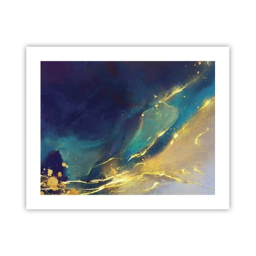 Poster - Golden Flood - 50x40 cm