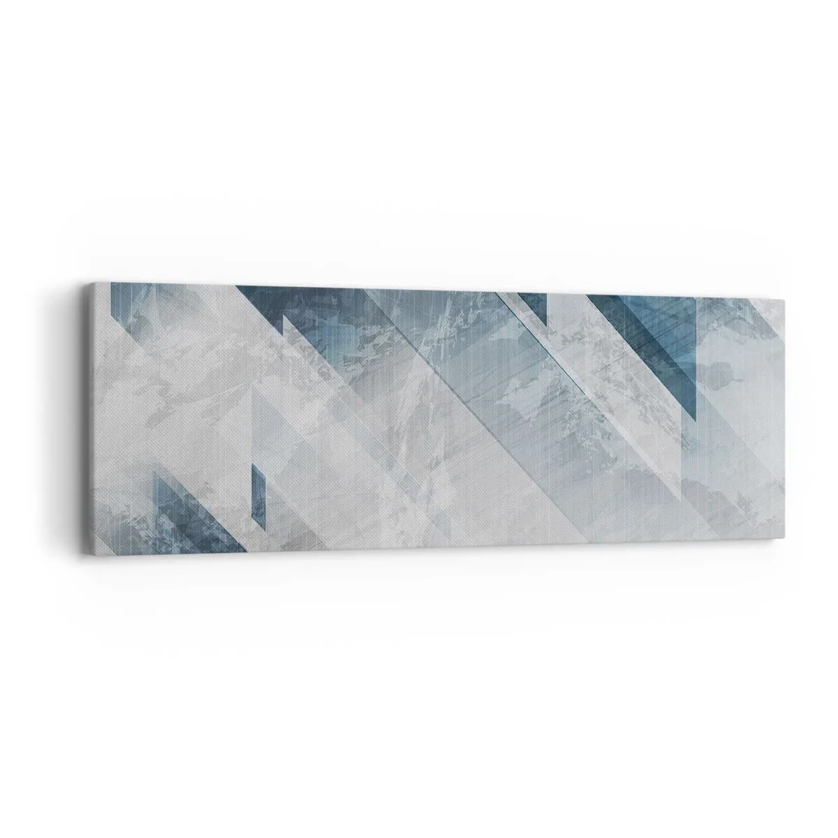 Canvas picture - Spacial Composition - Movement of Greys - 90x30 cm