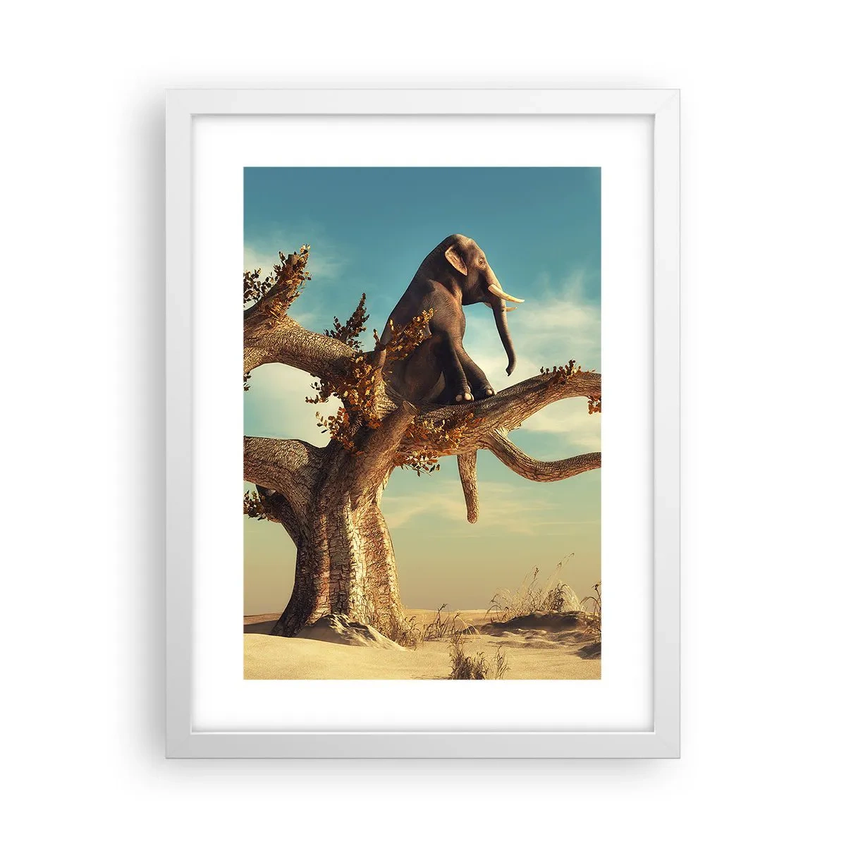 Poster in white frmae - New Point of View - 30x40 cm