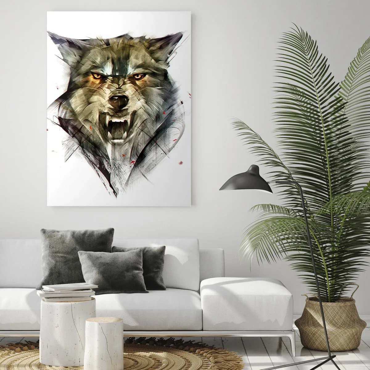 Glass picture - Stand Back! - 80x120 cm