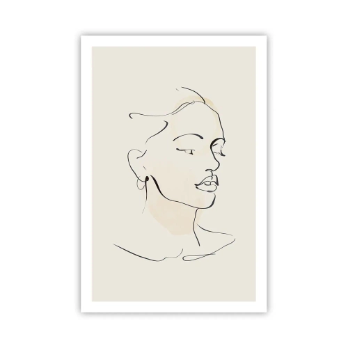 Poster - With a Decisive Line - 61x91 cm