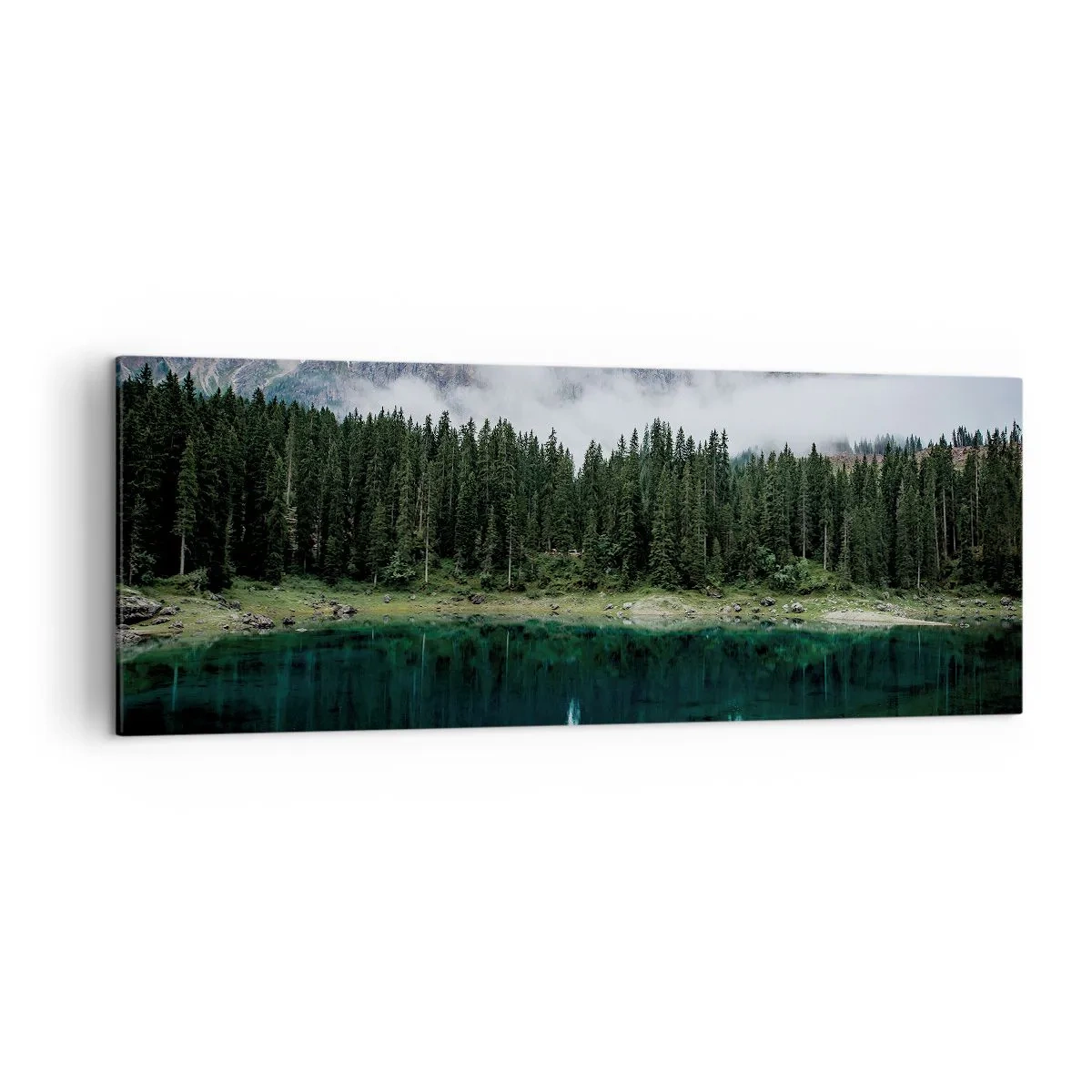 Canvas picture - Quiet Please, Let's Not Wake Up Still Waters - 140x50 cm