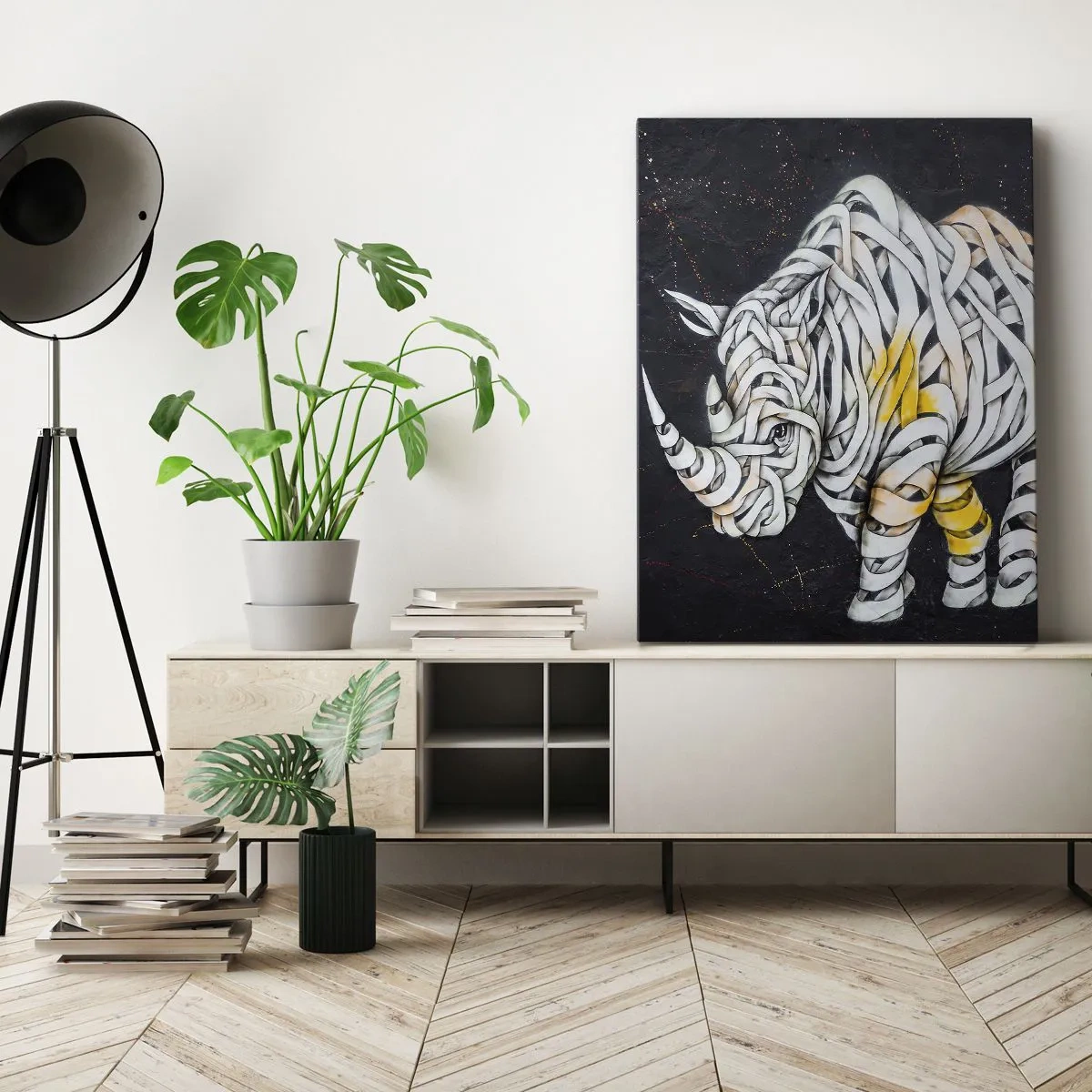 Canvas picture - Thick Skin Is a Myth - 80x120 cm