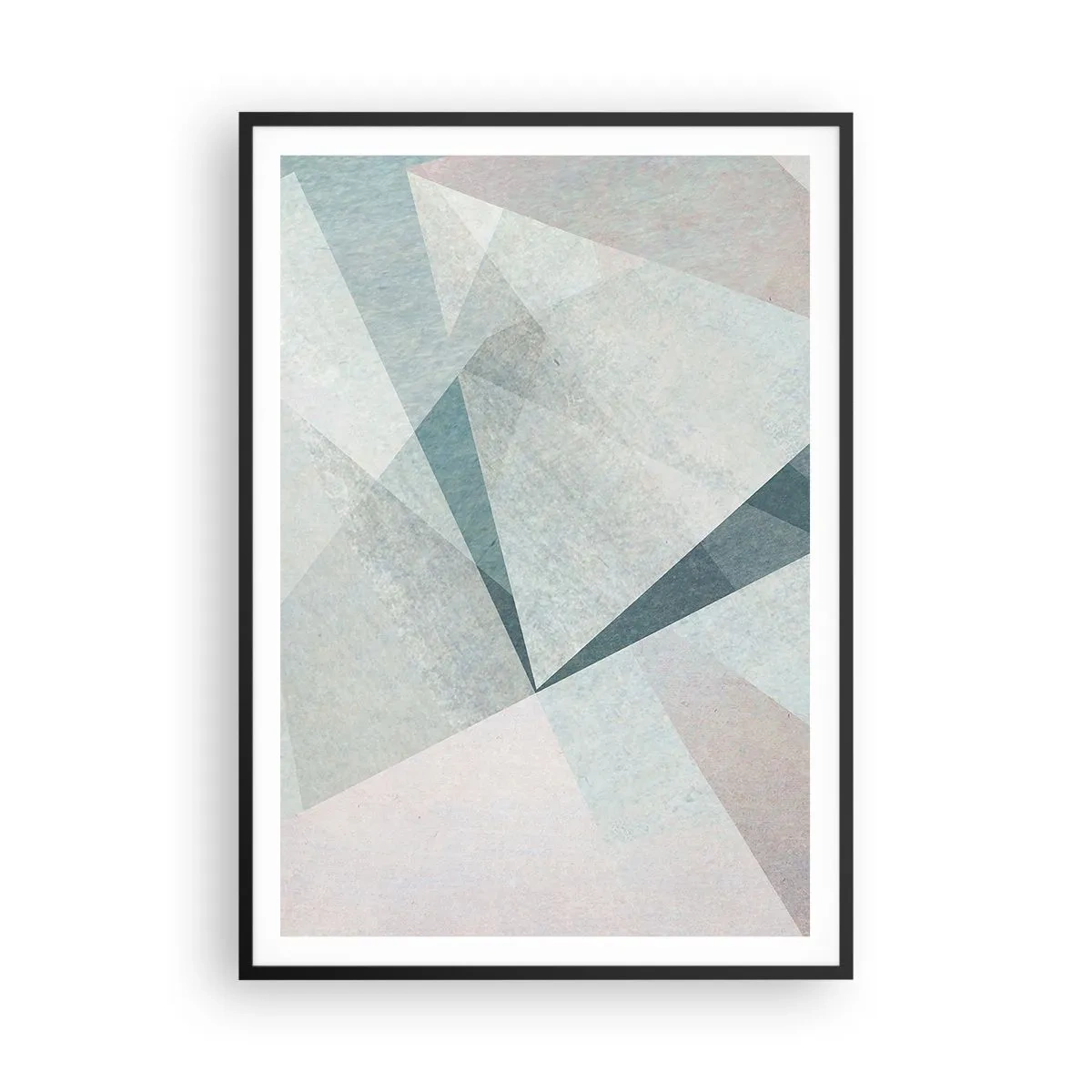 Poster in black frame - Calmly but Dynamically - 70x100 cm