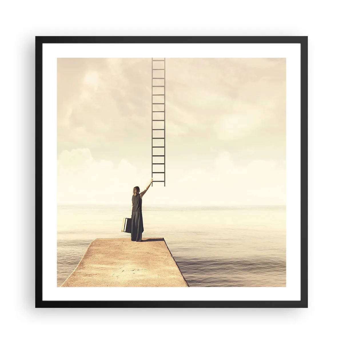 Poster in black frame - Magical Trip - 60x60 cm